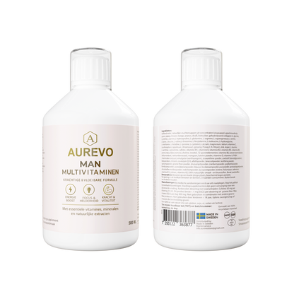 Aurevo Man Multivitaminen Sinaasappelsmaak
